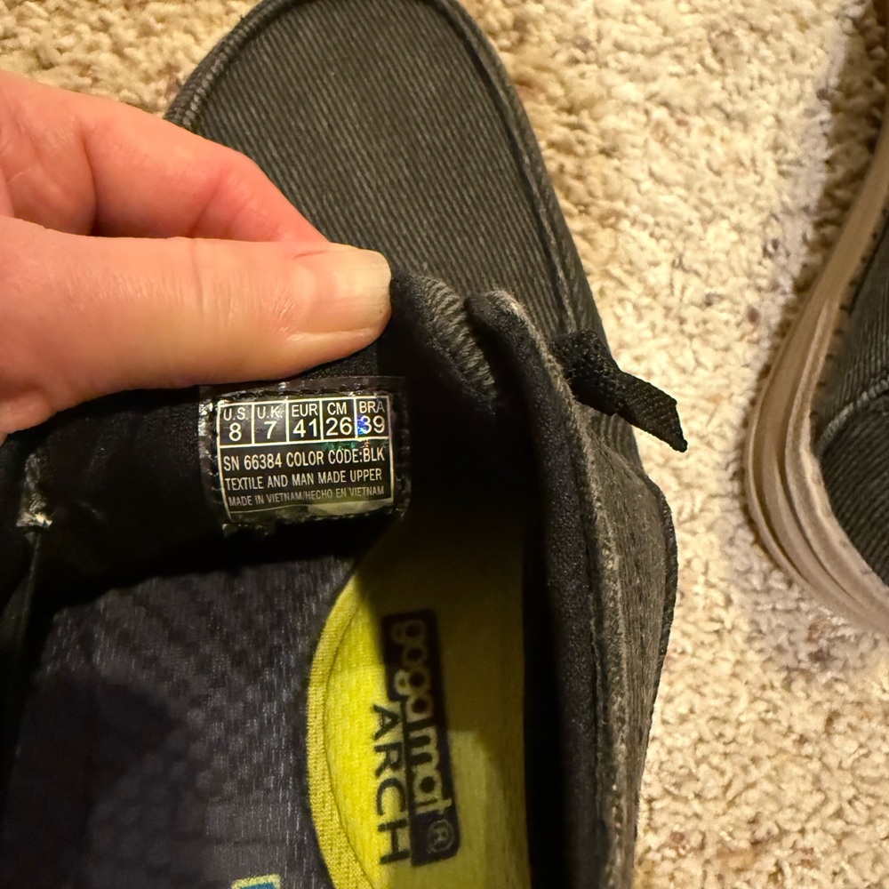 Men's Gray Skechers Casual Shoes - Picture 5 of 6